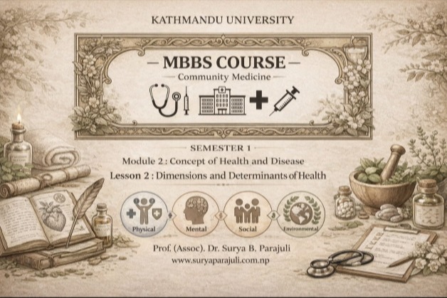 Dimensions and determinants of health